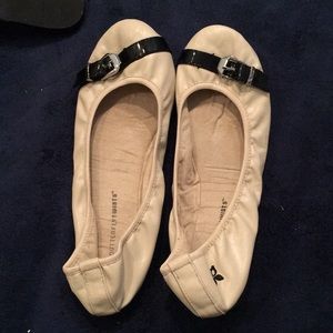 Butterfly twists ballet shoes